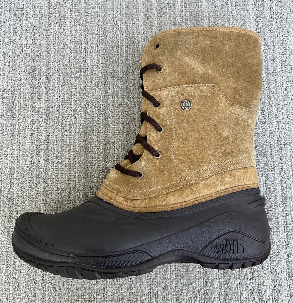 The North Face Women's Shellista II Roll-Down Winter Boot Brown/Demitasse